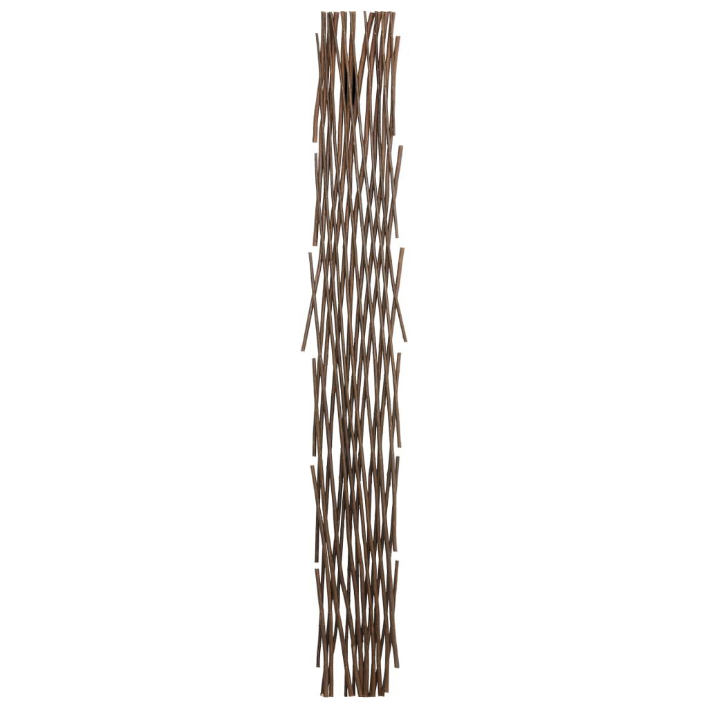 vidaXL Willow Trellis Fences 5 pcs 180x120 cm