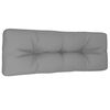 vidaXL Pallet Cushion Grey 120x40x12 cm Fabric