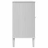 vidaXL Sideboard SENJA Rattan Look White 112x40x80cm Solid Wood Pine