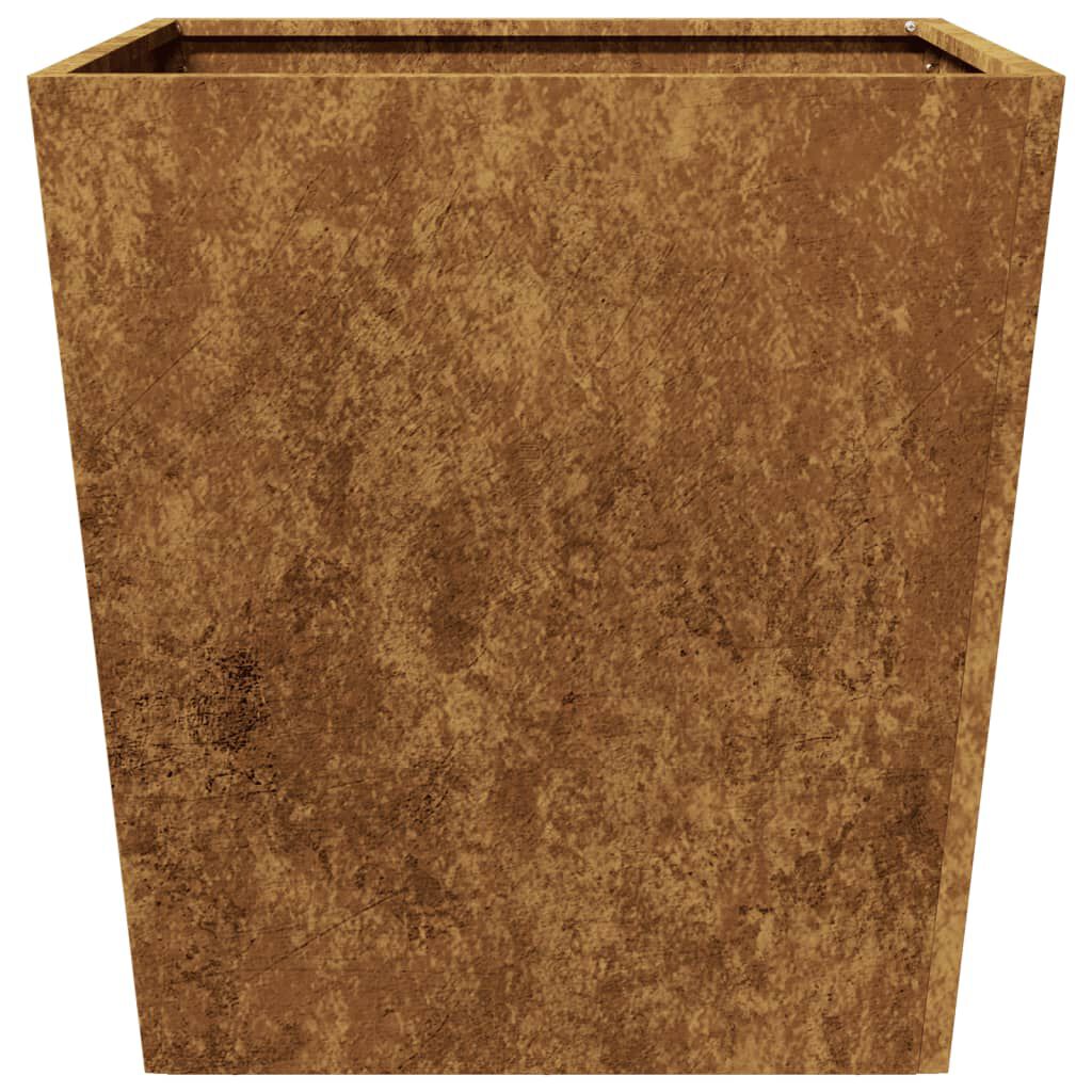 vidaXL Garden Planter 50x50x50 cm Weathering Steel