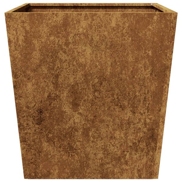 vidaXL Garden Planter 50x50x50 cm Weathering Steel