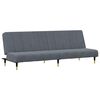 vidaXL 2 Piece Sofa Set Dark Grey Velvet