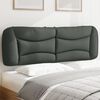 vidaXL Headboard Cushion "Hvar" Dark Grey 152 cm Queen Fabric