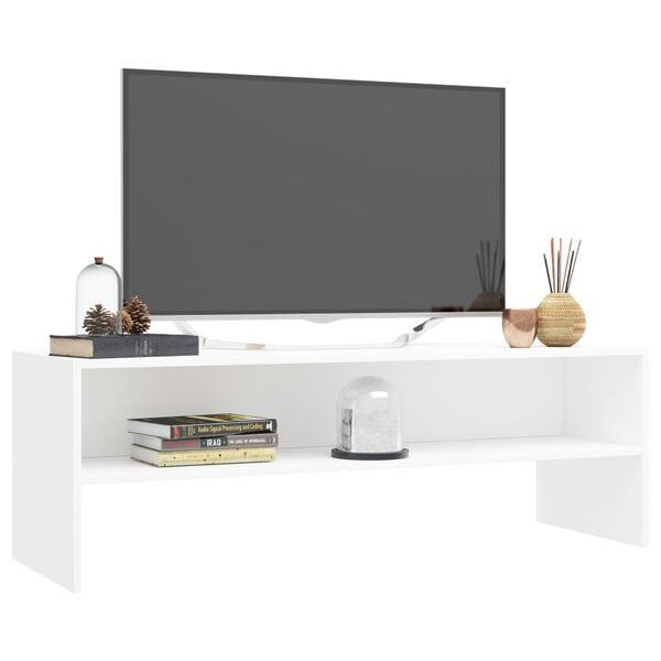vidaXL TV Cabinet White 120x40x40 cm Engineered Wood