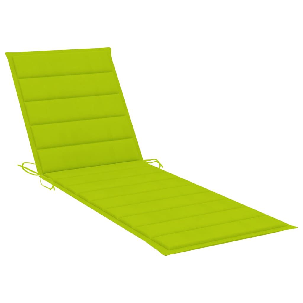 vidaXL 2-Person Garden Sun Lounger with Cushions Solid Acacia Wood