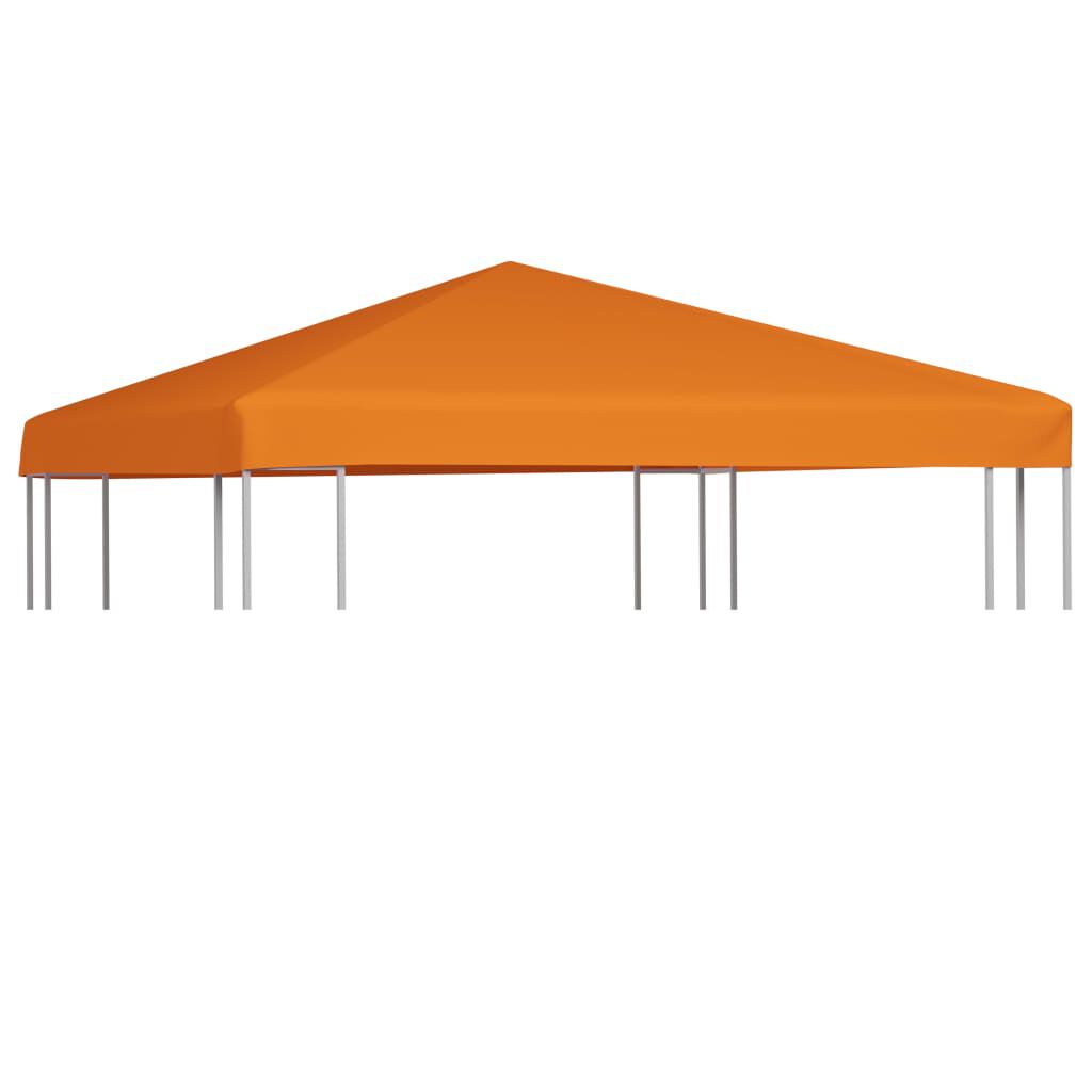 vidaXL Gazebo Top Cover 310 g/m² 3x3 m Orange