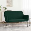 vidaXL Bench Dark Green 108x79x79 cm Velvet