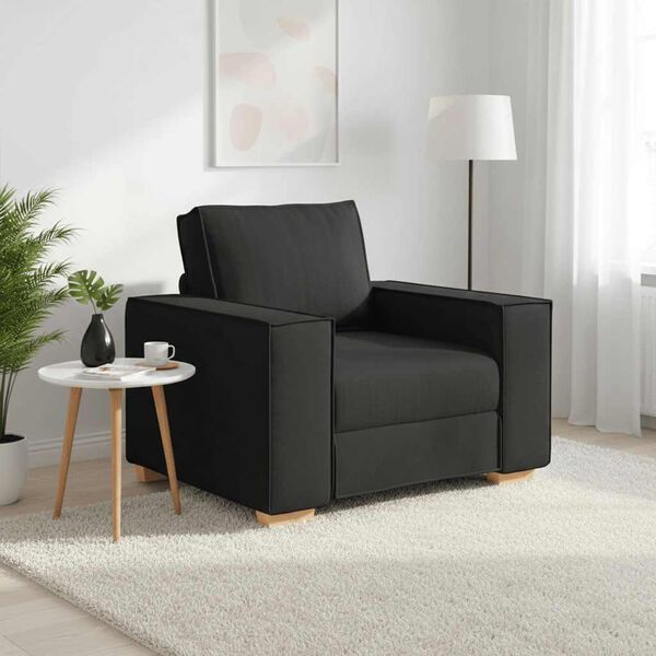 vidaXL Sofa Chair Black 100x78x84 cm Fabric