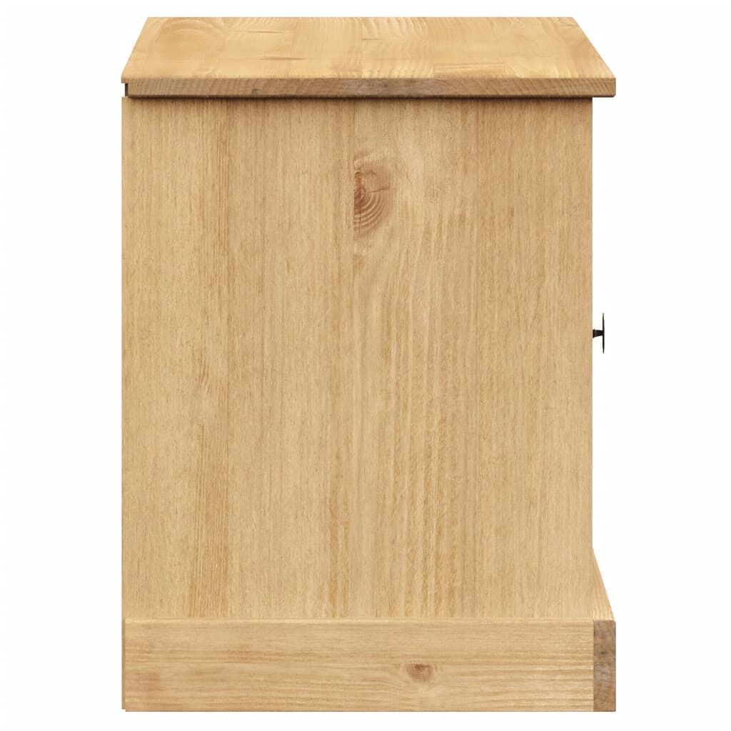 vidaXL Shoe Bench VIGO 106x35x45 cm Solid Wood Pine