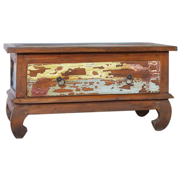 vidaXL Coffee Table 80x50x40 cm Reclaimed Teak Wood