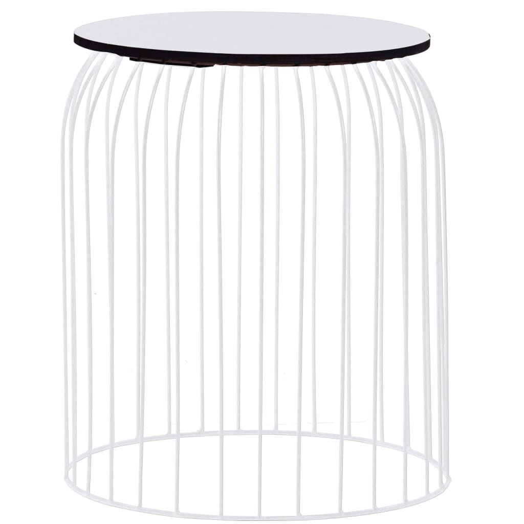 vidaXL Coffee Tables 3 pcs White