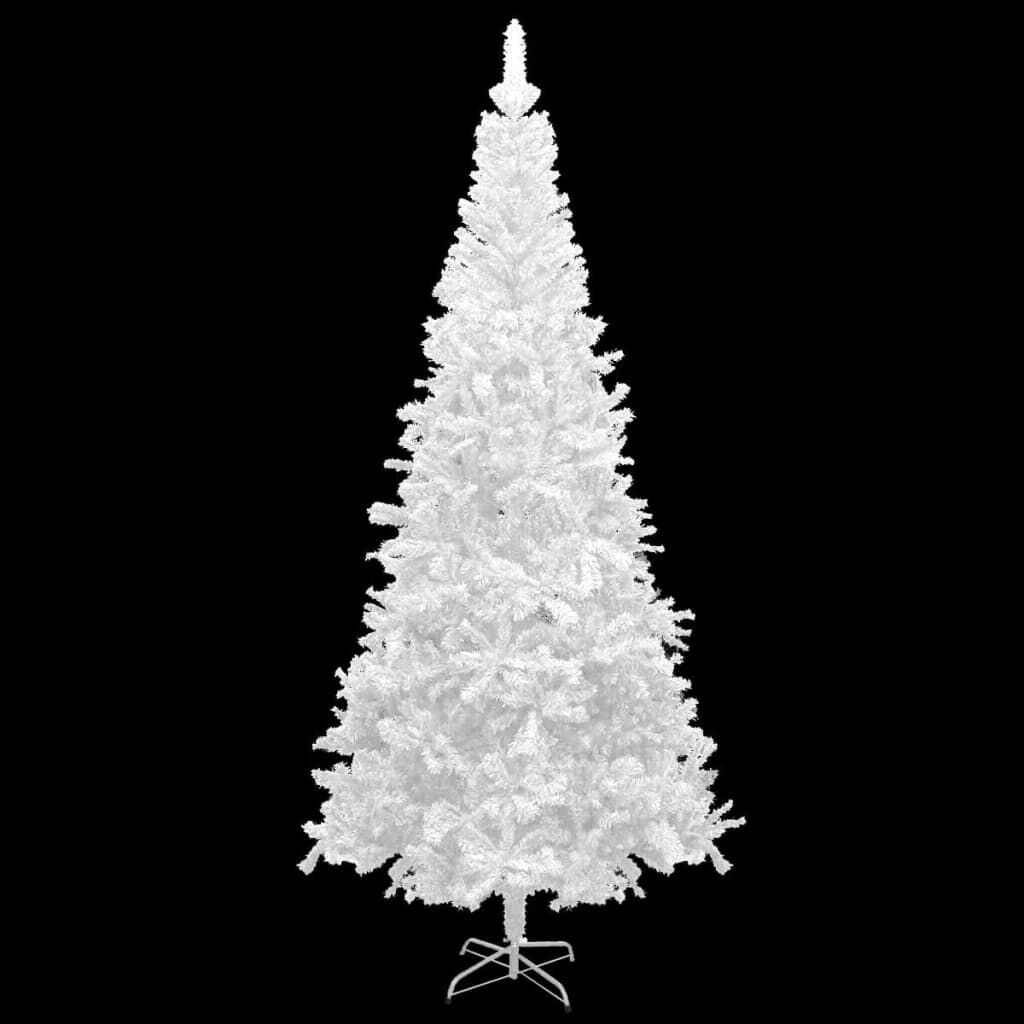 vidaXL Artificial Pre-lit Christmas Tree L 240 cm White