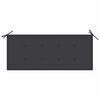 vidaXL Folding Garden Bench with Cushion 118 cm Bamboo