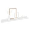 vidaXL Wall Shelves 2 pcs High Gloss White 60x9x3 cm