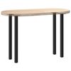 vidaXL Console Table Legs 4 pcs Black 72-74 cm Steel