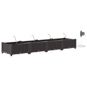 vidaXL Garden Black 80 x 40 x 126 cm Steel