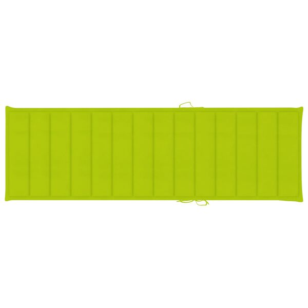 vidaXL Sun Loungers 2 pcs with Cushions Solid Acacia Wood
