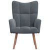 vidaXL Relaxing Chair Dark Grey Velvet