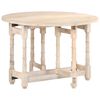 vidaXL Dining Table Round 110x76 cm Solid Mango Wood
