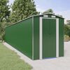 vidaXL Garden Shed Green 192x1021x223 cm Galvanised Steel