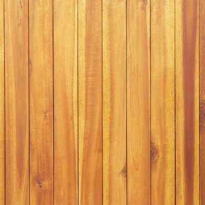 vidaXL Garden Raised Bed with 3 Pots Solid Acacia Wood