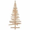 vidaXL Christmas Trees with Stand Natural 120 cm Solid pine wood