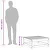 vidaXL Garden Footstool 70x70x30 cm Solid Wood Pine