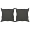 vidaXL 4 Piece Sofa Set with Pillows Dark Grey Microfibre Fabric