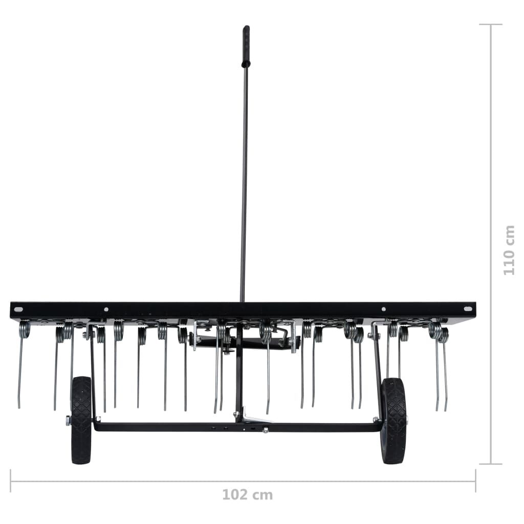 vidaXL Scarifier for Ride-on Mower 100 cm