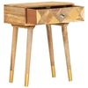 vidaXL Bedside Cabinet 43x30x58 cm Solid Mango Wood
