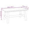 vidaXL 3 Piece Garden Lounge Set Solid Wood Spruce