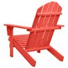 vidaXL Garden Adirondack Chair Solid Fir Wood Red