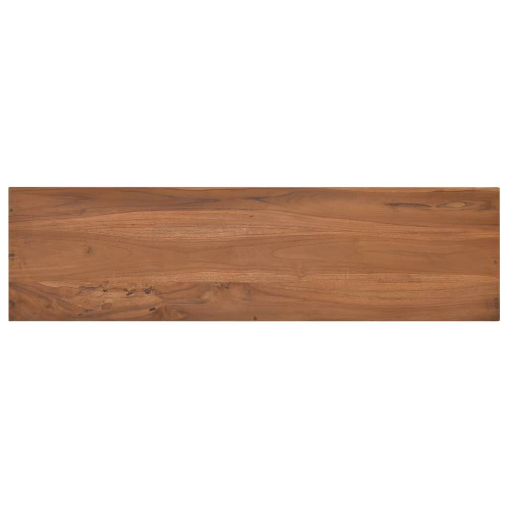 vidaXL TV Cabinet 110x30x45 cm Solid Teak Wood
