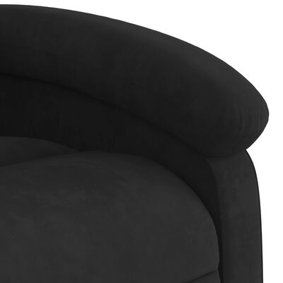 vidaXL Electric Stand up Massage Recliner Chair Black Velvet