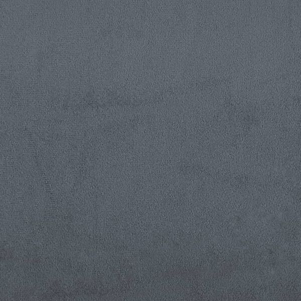 vidaXL Bed Frame "Dover" Dark Grey 100x190 cm Velvet