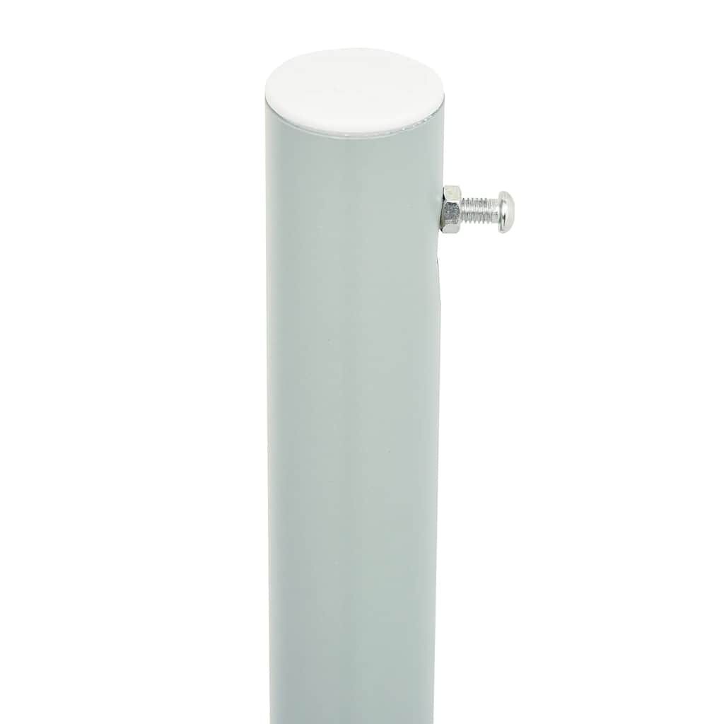 vidaXL Patio Retractable Side Awning 200x600 cm Grey