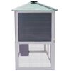 vidaXL Animal Rabbit Cage Double Floor Wood
