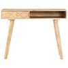 vidaXL Dressing Table 100x50x76 cm Solid Mango Wood