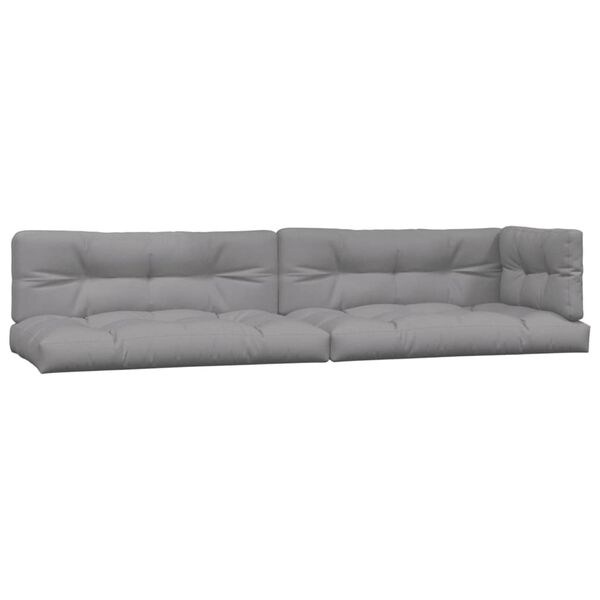 vidaXL 3 Piece Garden Pallet Sofa Set with Cushions Solid Wood Acacia