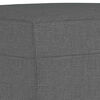 vidaXL Footstool Dark Grey 60x50x41 cm Fabric
