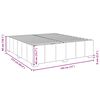 vidaXL Bed Frame without Mattress Dark Grey California King Fabric