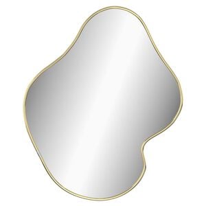 vidaXL Wall Mirror Gold 60x50 cm