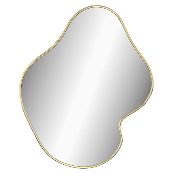 vidaXL Wall Mirror Gold 60x50 cm