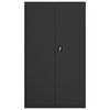 vidaXL File Cabinet Black 105x40x180 cm Steel