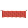 vidaXL Garden Bench Cushion Melange Red 180x50x7 cm Fabric