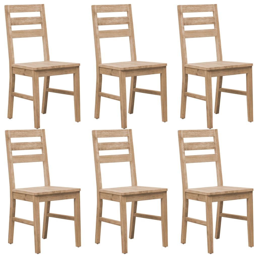 vidaXL 7 Piece Dining Set Solid Acacia Wood
