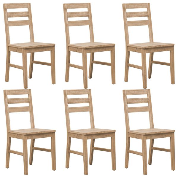 vidaXL 7 Piece Dining Set Solid Acacia Wood
