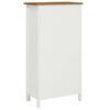 vidaXL Wine Cabinet 56x32x110 cm Solid Oak Wood