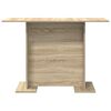 vidaXL Dining Table Sonoma Oak 110x60x75 cm Engineered Wood