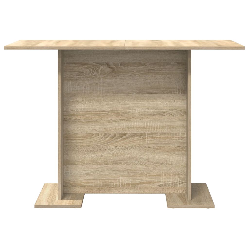 vidaXL Dining Table Sonoma Oak 110x60x75 cm Engineered Wood